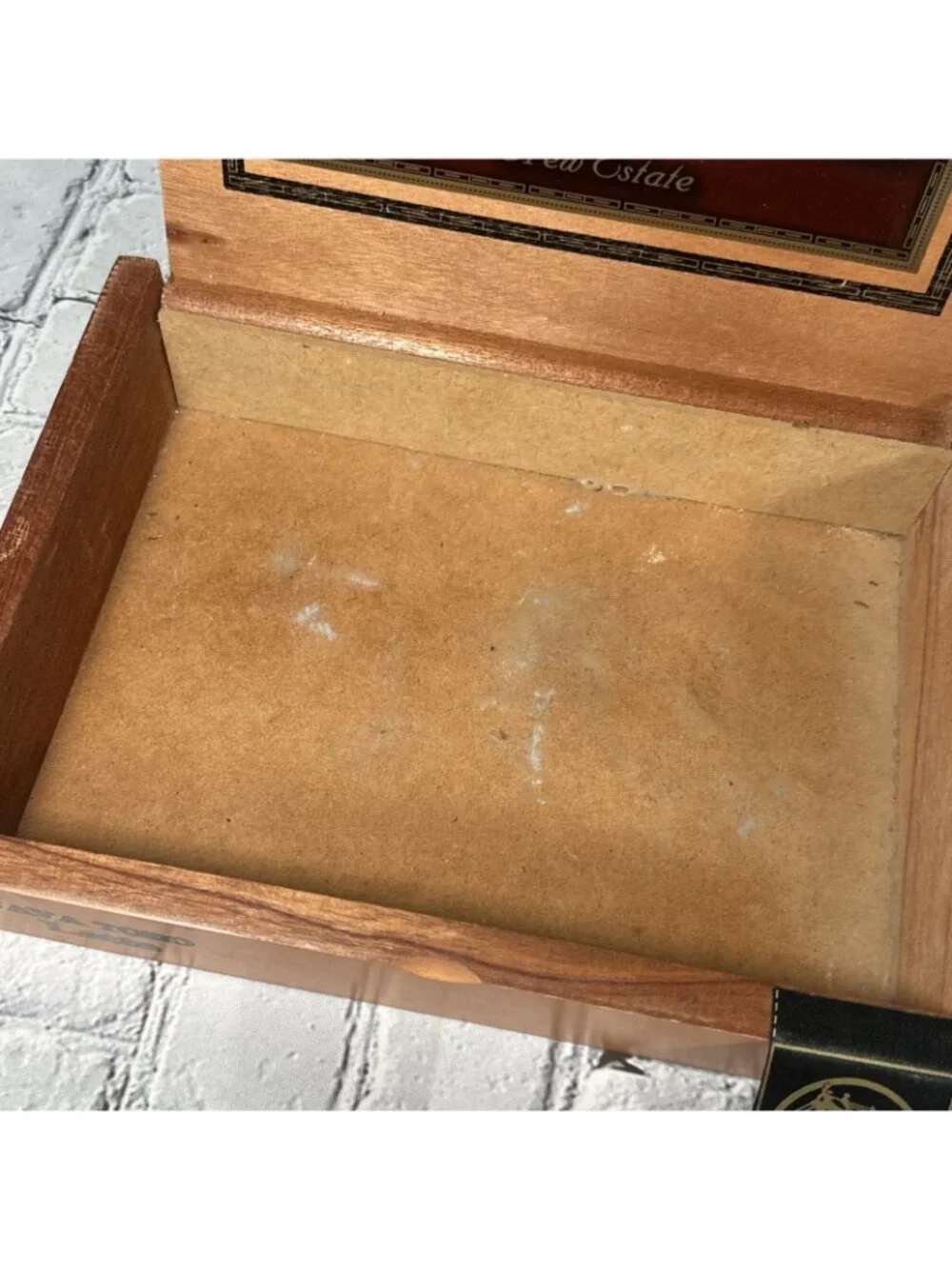Empty Wood Cigar Box Java Toro Latte 10